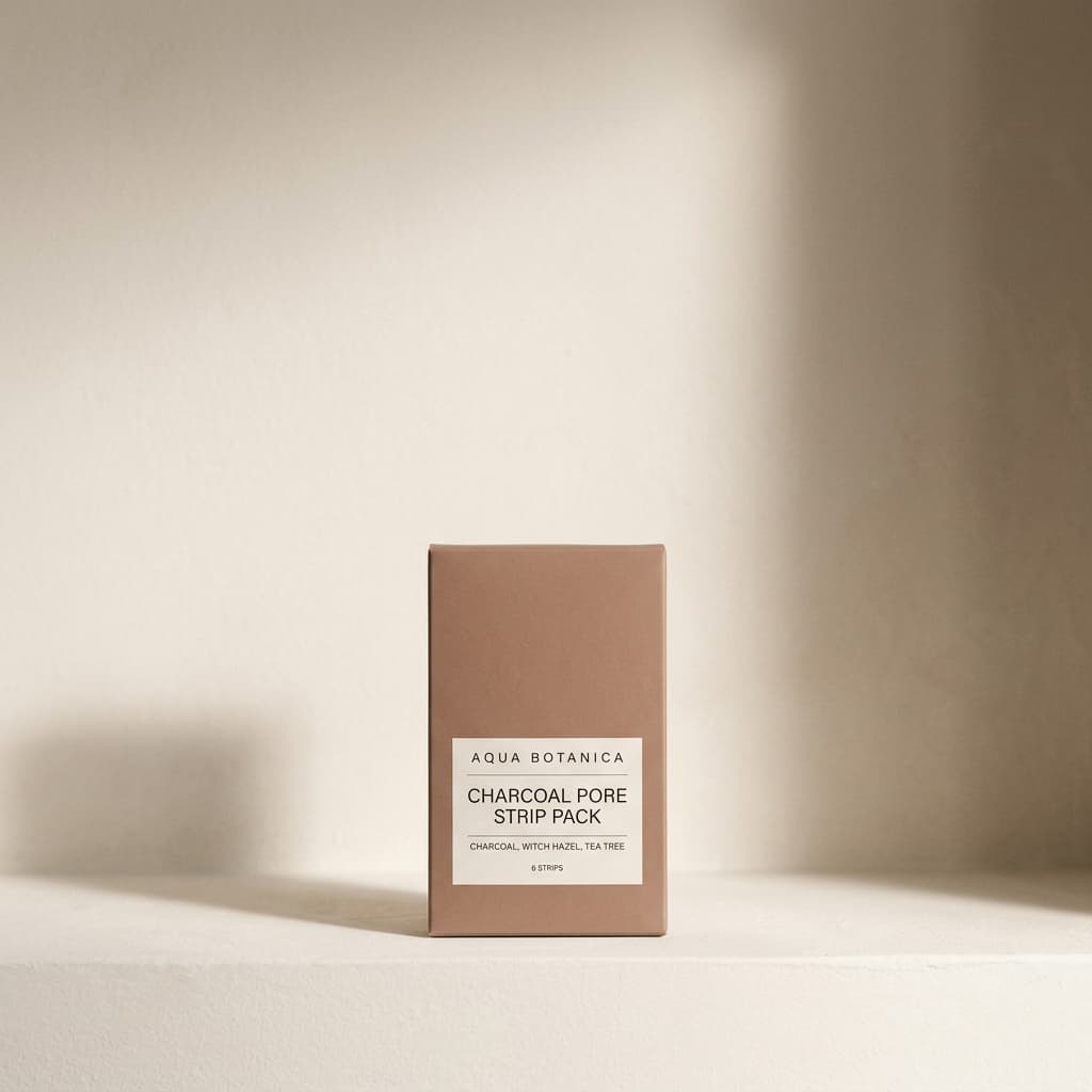 Aqua Botanica Charcoal Pore Strip Pack