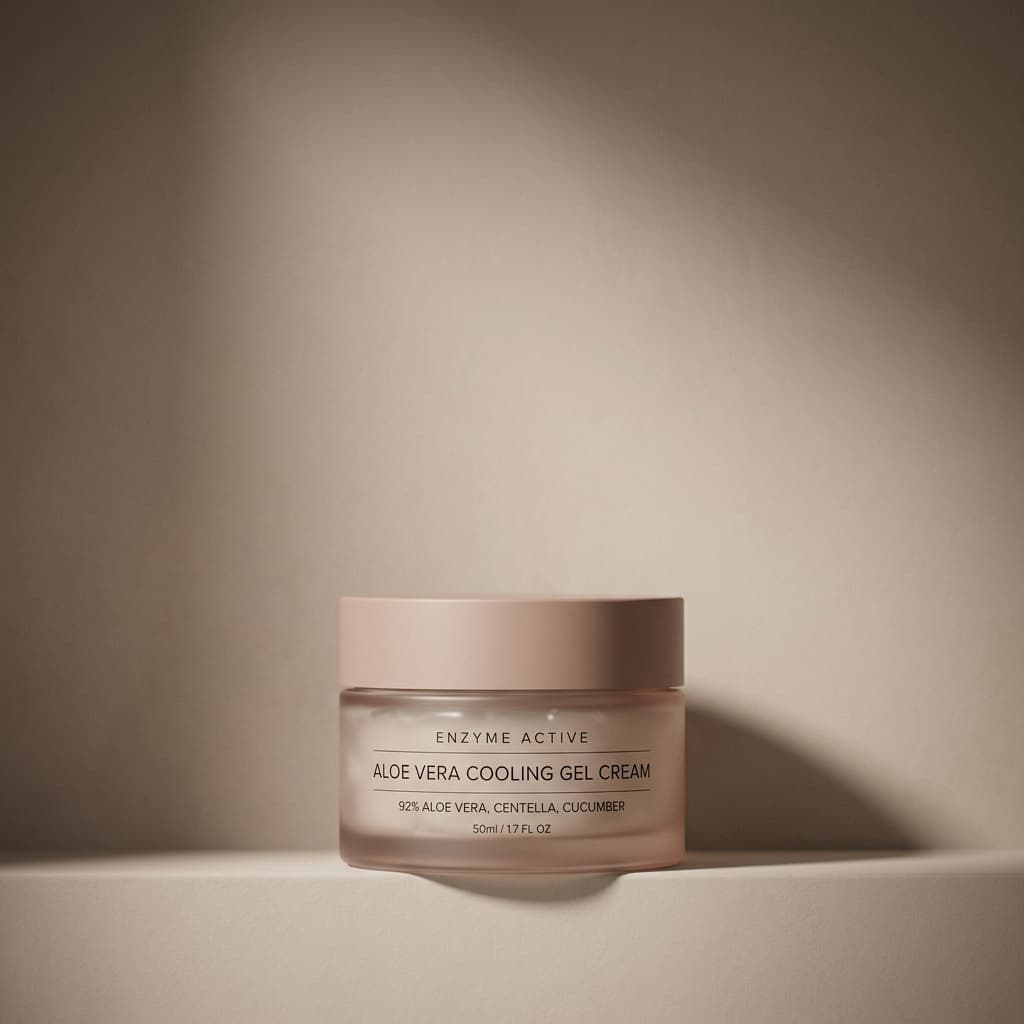 Enzyme Active Aloe Vera Cooling Gel Cream